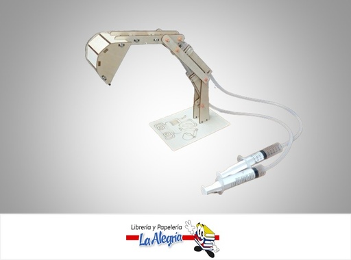 [TGC029] EXCAVADORA DE DOS CANALES HIDRAULICA JUGUETE DIDACTICO ARMABLE DE MADERA MARCA SHENZHEN YOU ANGEL