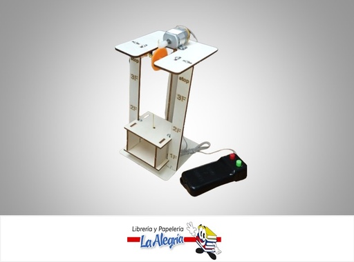 [735502259718] ASCENSOR DE 3 PISOS JUGUETE DIDACTICO ARMABLE DE MADERA MARCA SHENZHEN YOU ANGEL
