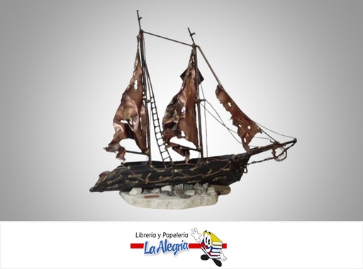 [ESCULT02] ESCULTURA BARCO GALERA BRONCE MARCA ARTE DURANTE