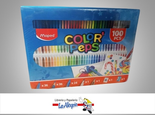 [3154149070039] SET DE DIBUJO 907003; 100 PIEZAS MARCA MAPED