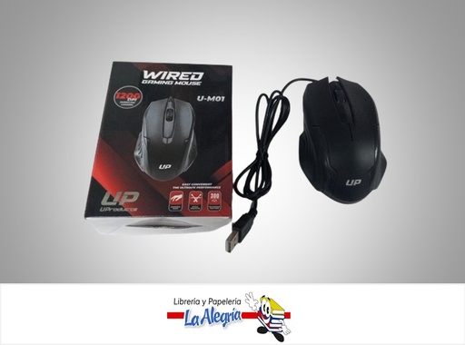 [MOUM01] MOUSE ALAMBRICO USB 1200DPI U-M01 MARCA UPRODUCTS
