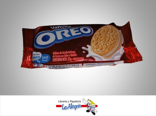 [7622202213717] GALLETA OREO VAINILLA 32G MARCA NABISCO