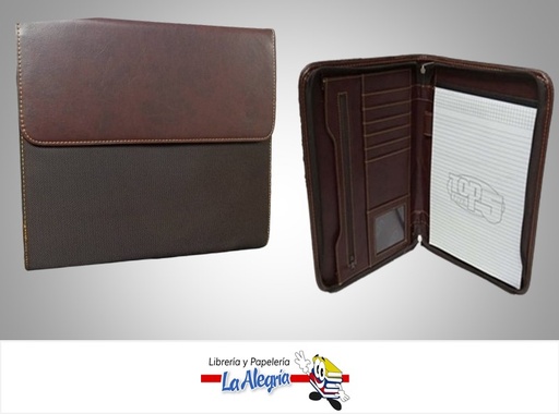 [MQ112-1] CARPETA EJECUTIVA CARTA NEGRO UND MARCA TOP FIVE