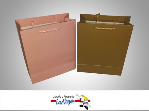 [BRCMGMAT] BOLSA DE REGALO GRANDE MATE 26X33X12 CM UND MARCA S/M
