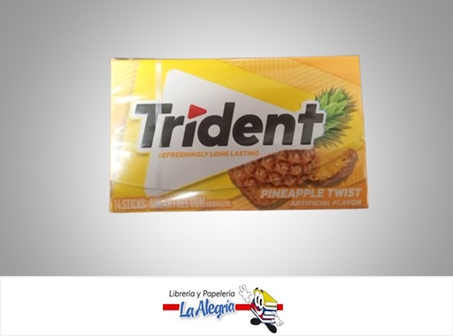 [012546011587] CHICLET TRIDENT 14 PZ PIÑA MARCA MONDELEZ