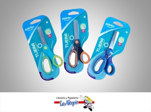 [7453078514109] TIJERA ESCOLAR PUNTA ROMA DE 14CM MARCA POINTER