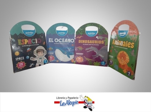 [7453078502939] CUADERNO DE STICKERS REUSABLES 4 MODELOS ANC-2327 MARCA POINTER
