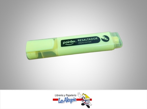[7453010018016] RESALTADOR FLUORESCENTE AMARILLO MARCA POINTER