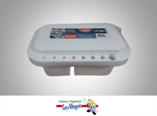 [7453038424288] SET LIMPIADOR DE PINCELES, SOPORTE PARA 16 PINCELES Y BAND. MEZCLADORA MARCA POINTER