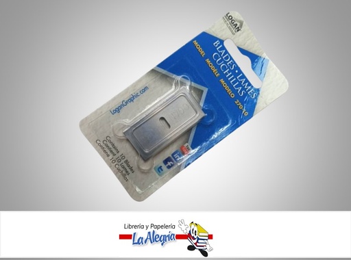 [008957027026] CUCHILLA PARA CARTON PASSE-PARTOUT MODELO 270-10 MARCA LOGAN
