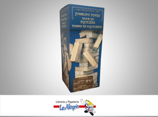 [778988524299] JENGA MADERA 39 PIEZAS MARCA SPIN MASTER