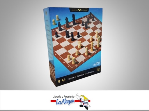 [778988436561] AJEDREZ DE MADERA CLASICO MARCA SPIN MASTER
