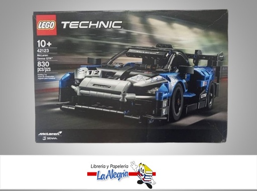 [673419340069] JUEGO DIDACTICO LEGO 42123; 830 PIEZAS MCLAREN SENNA GTR  MARCA LEGO