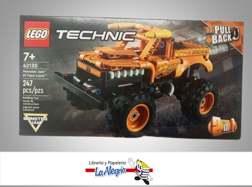 [673419358484] JUEGO DIDACTICO LEGO 42134; 247 PIEZAS MONSTER JAM EL TORO LOCO MARCA LEGO