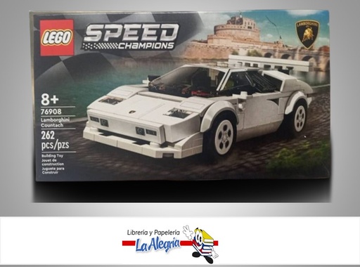 [673419358736] JUEGO DIDACTICO LEGO 76908; 262 PIEZAS LAMBORGHINI COUNTACH MARCA LEGO