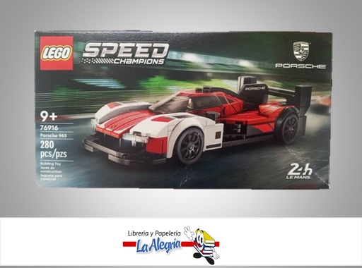 [673419378659] JUEGO DIDACTICO LEGO 76916; 280 PIEZA PORCHE 963 MARCA LEGO