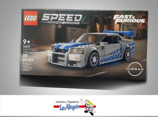 [673419378666] JUEGO DIDACTICO LEGO 76917;  319 PIEZA 2 FAST 2 FURIOUS NISSAN SKYLINE GT-R (R34) MARCA LEGO