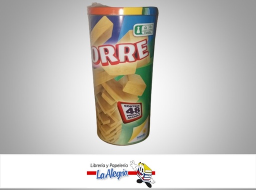 [000673100656] JENGA MADERA 10065 LATA DE 48 PZA. MARCA RONDA