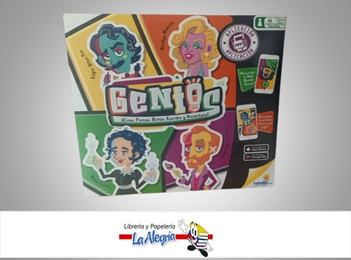 [000673100892] GENIOS JUEGO DE MESA 10089 MARCA RONDA