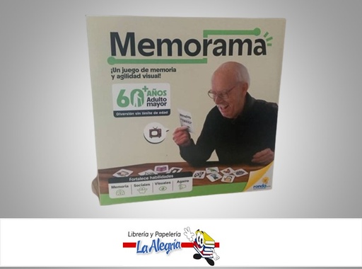 [000673123457] MEMORAMA 12345 JUEGO DE MESA ADULTO MAYOR MARCA RONDA