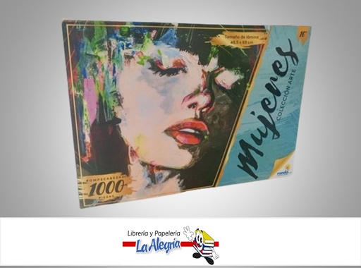 [000673124683] ROMPECABEZA MUJERES 12468 COLECCION DE ARTE 1000 PZA MARCA RONDA