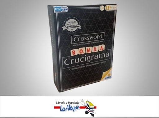 [000673125178] CRUCIGRAMA JUEGOS DE TRADICION ESPAÑOL-INGLES 12517 MARCA RONDA