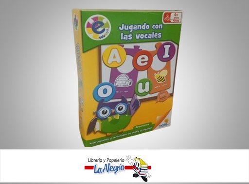 [000673607964] JUGANDO CON LAS VOCALES ESPAÑOL/INGLES 60796 MARCA RONDA