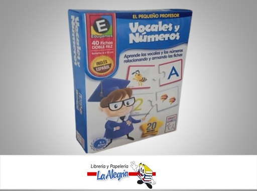 [7707264800089] VOCALES Y NUMEROS 80008 MARCA SMART GAMES