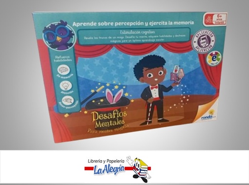 [000673122498] DESAFIO MENTALES PARA MENTES MAGICAS 12249 JUEGO DIDACTICOMARCA RONDA