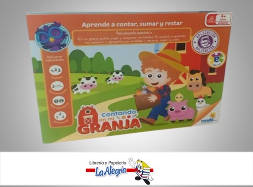 [000673122375] CONTANDO EN MI GRANJA 12237 JUEGO DIDACTICOMARCA RONDA
