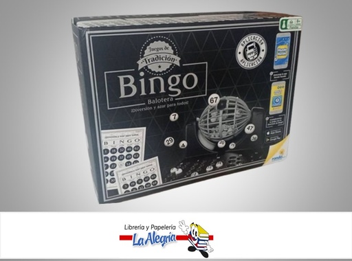 [000673025324] BINGO BALOTERA 702532 MARCA RONDA