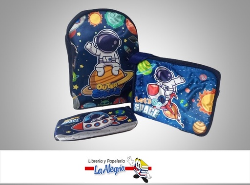 [7591207661918] MORRAL/CARTUCHERA/LONCHERA 24222 COMBO EXPLORE SPACE MARCA JETBAG