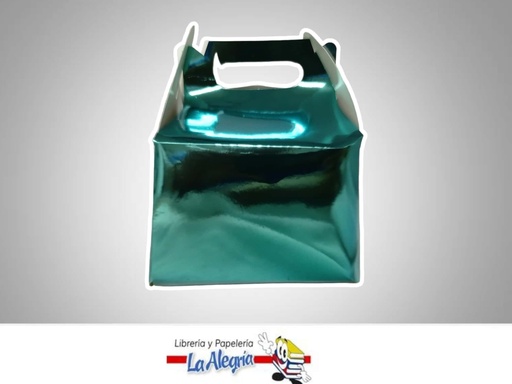 [CCFM015] CAJA FELIZ 8.5 CM VERDE METALIZADO UND MARCA BLINDAC