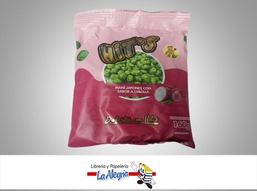 [7595788001002] MANI JAPONES CON CEBOLLA 160G MARCA HIT´S