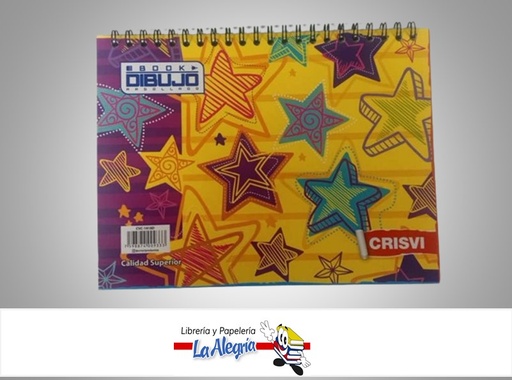[7598874009333] BLOCK DIBUJO ESPIRAL 29.8X21CM 18 HOJAS MARCA CRISVI