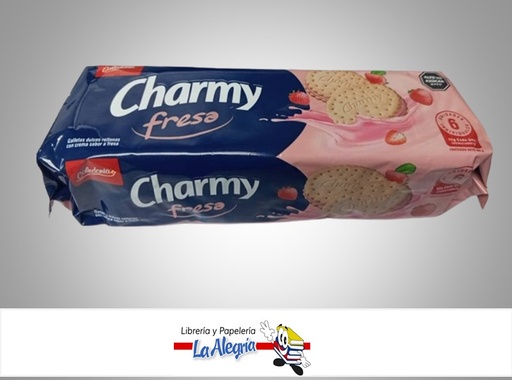 [7591164000058] GALLETA CHARMY FRESA PAQ 6 UND MARCA CALEDONIA