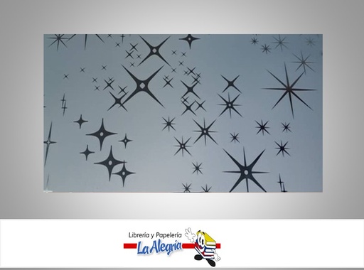 [CVC11206] PAPEL COREANO ESTAMPADO ESTRELLAS 57X57 CM AZUL UND MARCA CRISVI