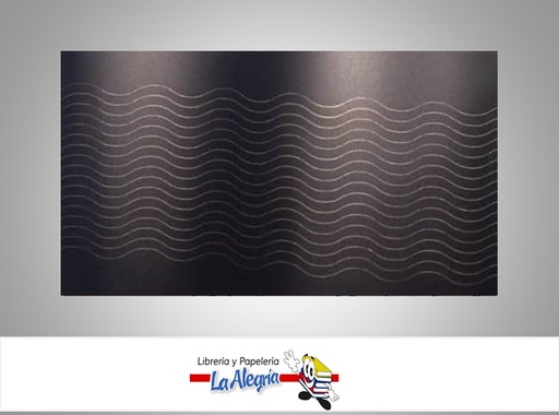 [CVC12101] PAPEL COREANO ESTAMPADO ONDAS 57X57 CM NEGRO UND MARCA CRISVI
