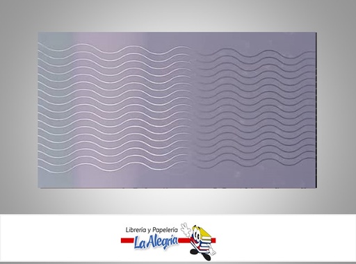 [CVC12102] PAPEL COREANO ESTAMPADO ONDAS 57X57 CM LILA UND MARCA CRISVI
