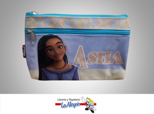 [7707849576385] CARTUCHERA DE 2 BOLSILLOS DISNEY 100 PARA NIÑA MARCA PRIMAVERA