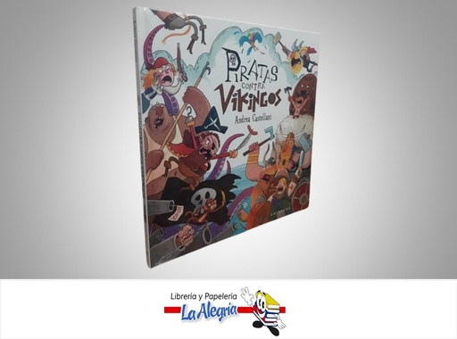 [9788412586039] PIRATAS CONTRA VIKINGOS TEMATICA CUENTOS AUTOR ANDREA CASTELLANI EDITORIAL OCEANO GRIBAUDO