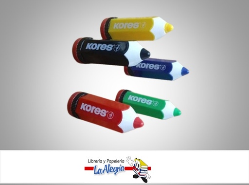 [9023800358110] SACAPUNTA PLASTICO CON DEPOSITO LAPIZ 35811.52; KOLORITOS UND MARCA KORES