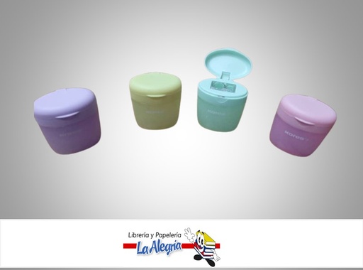 [9023800358035] SACAPUNTAS PLASTICO CON DEPOISTO DOBLE 35803 PASTEL UND MARCA KORES