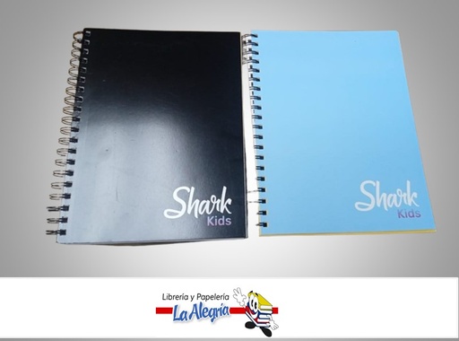 [6923807145009] LIBRETA DE ESPIRAL 1 LINEA 6 MATERIAS 150 HOJAS MARCA SHARK