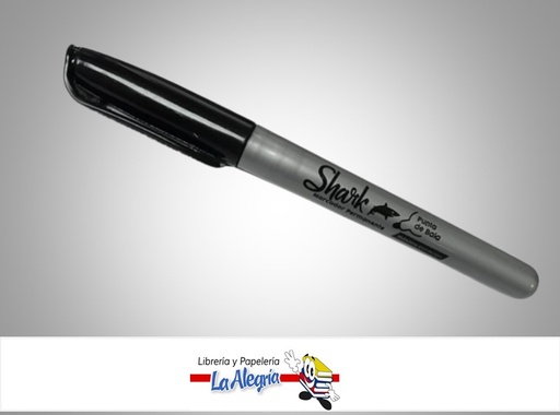 [SHAPFNG] MARCADOR PERMANENTE PUNTA FINA NEGRO UND MARCA SHARK