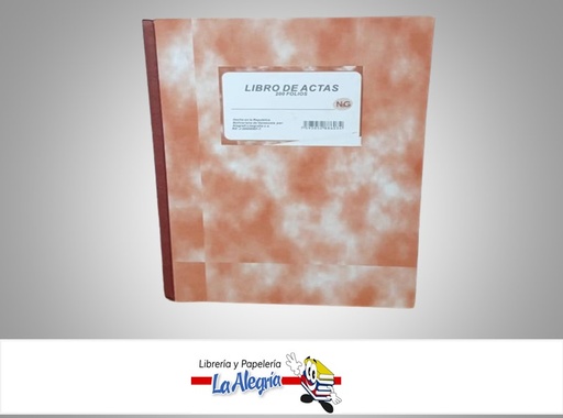 [7593052886034] LIBRO DE ACTAS 200 FOLIOS MARCA N&G