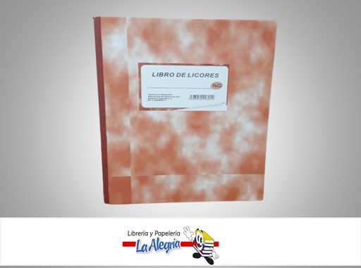 [7593052996054] LIBRO DE LICORES 50 FOLIOS MARCA N&G