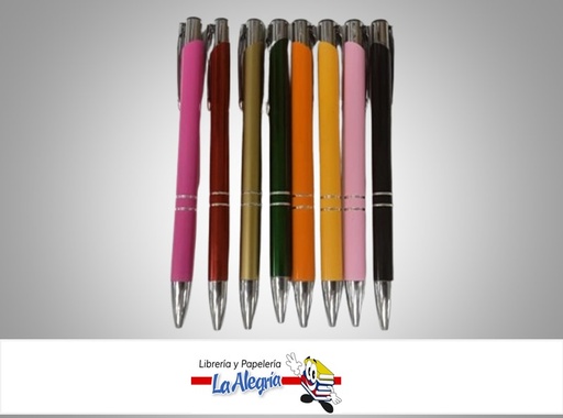 [BLUJUND] BOLIGRAFO DE LUJO 2 ANILLOS COLORES SURTIDOS MARCA S/M