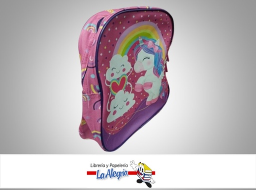 [7453116019481] MORRAL ESCOLAR NIÑA UNICORNIO ROSA STR-4116 MARCA STARMATE