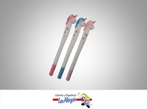 [6971113734004] BOLIGRAFO UNICORNIO SC-373400 UND 0.5MM BLANCO MARCA SHEN CHAO
